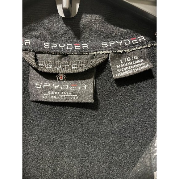 Spyder Men's Relaxed Fit Full Zip Jacket, L, Gray, New - Picture 11 of 13